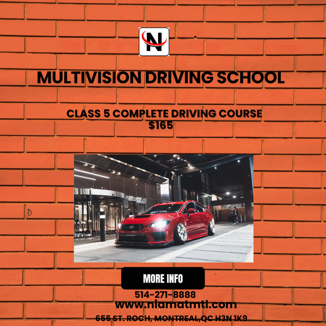 private car driving lesson with SAAQ Approved Instructors