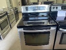 Cuisinière stainless vitrocéramique LG