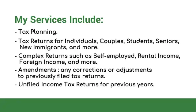 Service de l'impôt / Personal Income Tax Service