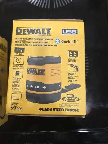 Mini Bluetooth Speaker DEWALT Rechargeable