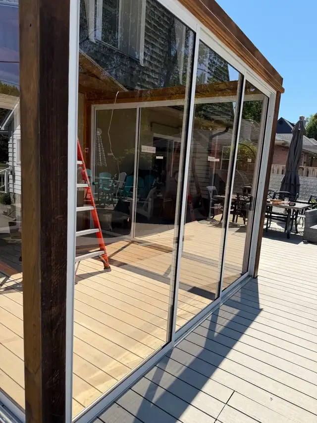 Complete patio 3 door set available