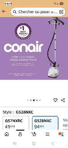 défroisseur à vapeur