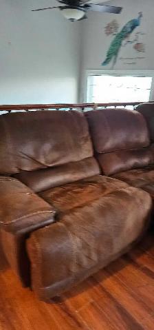 Brown electric sofa - Photo 3