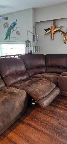 Brown electric sofa - Photo 4
