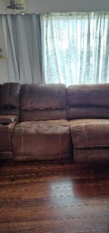 Brown electric sofa - Photo 5