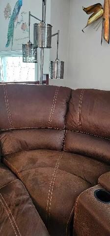 Brown electric sofa - Photo 7