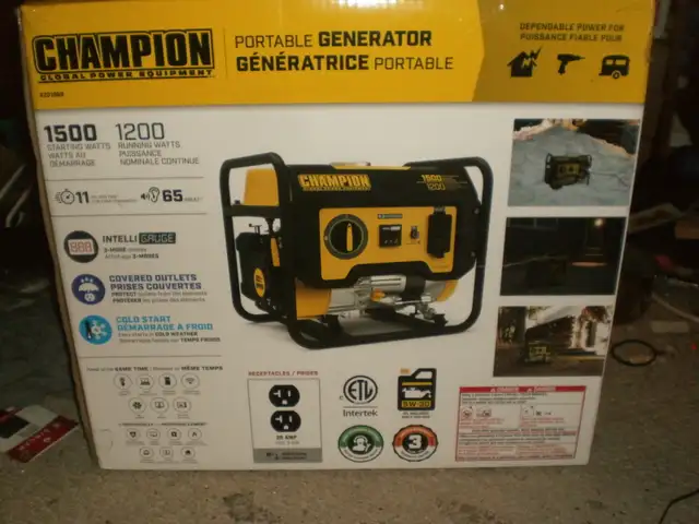 Champion 1200/1500 Portable Gas Generator Brand New In Box