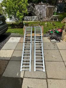 FOLDING STEEL LOADING RAMPS FOR SALE
