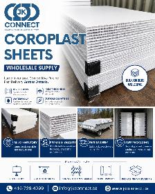4' x 8' Coroplast Sheets | 4mm White | GTA Wholesale - Photo 2