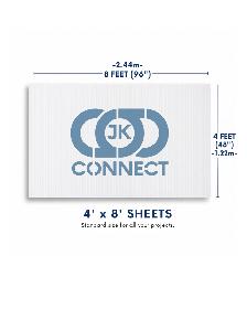 4' x 8' Coroplast Sheets | 4mm White | GTA Wholesale - Photo 3
