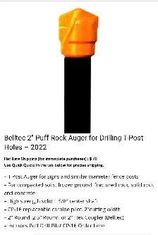 Puff Auger for T bar installs - Photo 3