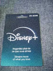 a vendre carte cadeau Disney  50$