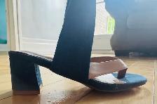 Sandales à talons denim – 10$ | Jamais portées - Photo 2