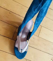Sandales à talons denim – 10$ | Jamais portées - Photo 3