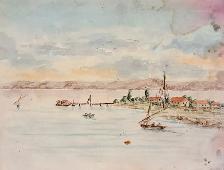 ⭐ 1885 Watercolour. Dated and Signed. - Photo 6
