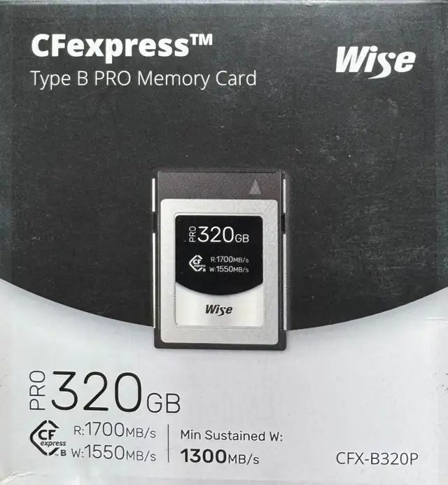 WISE CF Express Type B 320 GB Pro