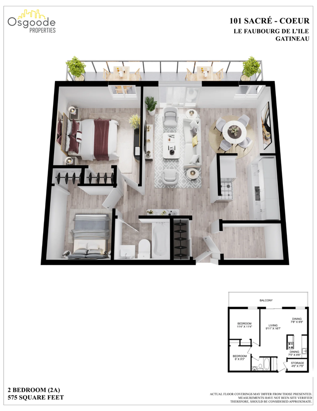 2-Bedroom Apartment | Large Balcony | Utilities Included | Pool