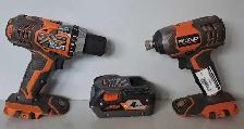 2pc Ridgid Drill Set (32985395)