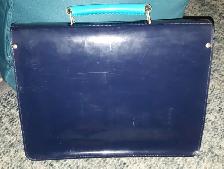 Dark Blue Handbag 14' wide X 11' high. VINTAGE! - Photo 2