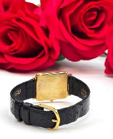 Baume & Mercier 14KT Gold Sapphire Crystal 19.20g Watch $3500 - Photo 6