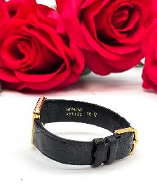 Baume & Mercier 14KT Gold Sapphire Crystal 19.20g Watch $3500 - Photo 7