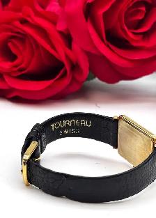 Baume & Mercier 14KT Gold Sapphire Crystal 19.20g Watch $3500 - Photo 8
