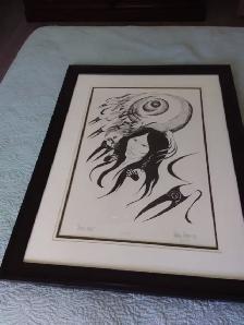 Black frame with native picture - Photo 2