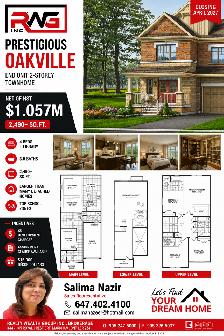 PRECON CORNER TOWN HOUSE 2500 SQFT CLOSING 2027/