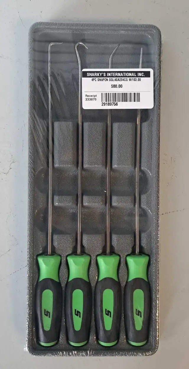 4Pc Snap-On Pick Set SGLASA204CG (29189756)