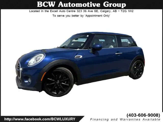 2016 MINI Cooper Hardtop Automatic Low Km Certified Must See