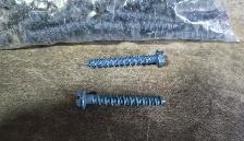 1/4' x 1-3/4' HEX CONCRETE SCREWS (TAPCON STYLE) – 106 PCS – $20
