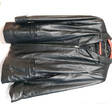 BEAU MANTEAU NEUF EN CUIR NOIR NORTH END, GR MEDIUM FEMME $20.00 - Photo 3