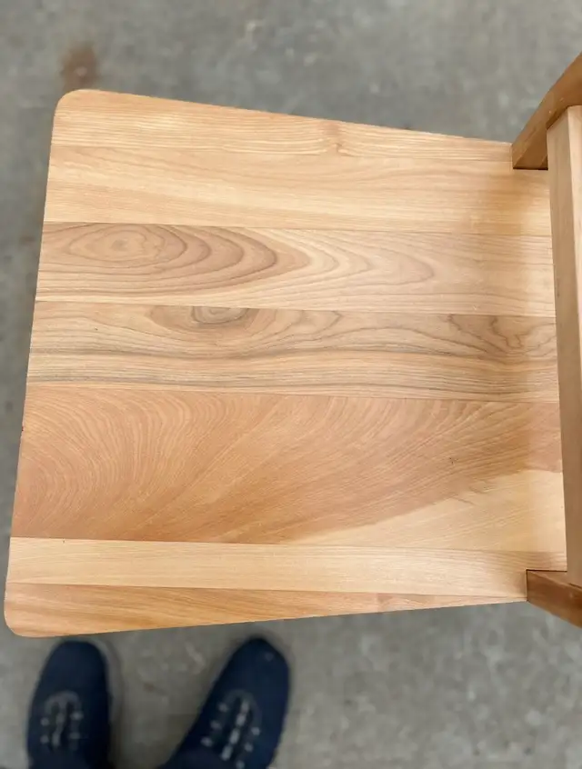 ONE NEW SOLID MAPLE WOOD KITCHEN CHAIR