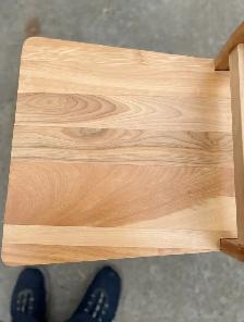 ONE NEW SOLID MAPLE WOOD KITCHEN CHAIR