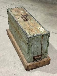 Vintage Unique Wooden Toolbox/Storage Chest- Metal Reinforcement - Photo 5