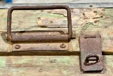 Vintage Unique Wooden Toolbox/Storage Chest- Metal Reinforcement - Photo 7