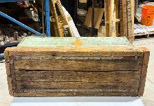 Vintage Unique Wooden Toolbox/Storage Chest- Metal Reinforcement - Photo 8