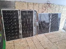 4 of 100watt solar panels (2new/2=1yr.) 2chg.controllers wiring - Photo 3