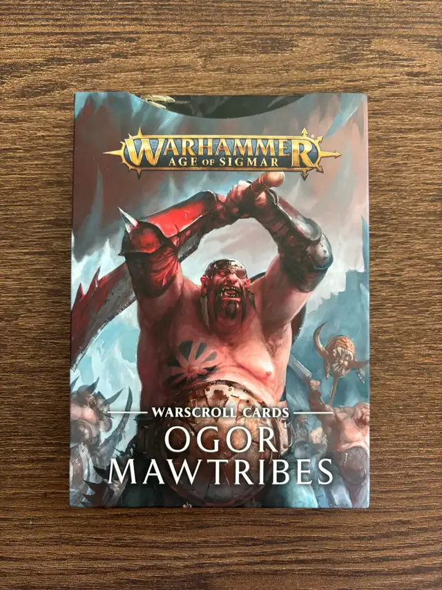 Warhammer Age of Sigmar Ogor Mawtribes Warscroll Cards