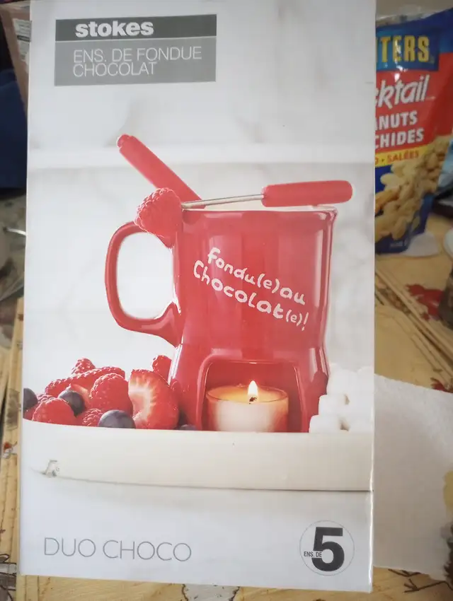 Service à fondue au chocolat Stokes