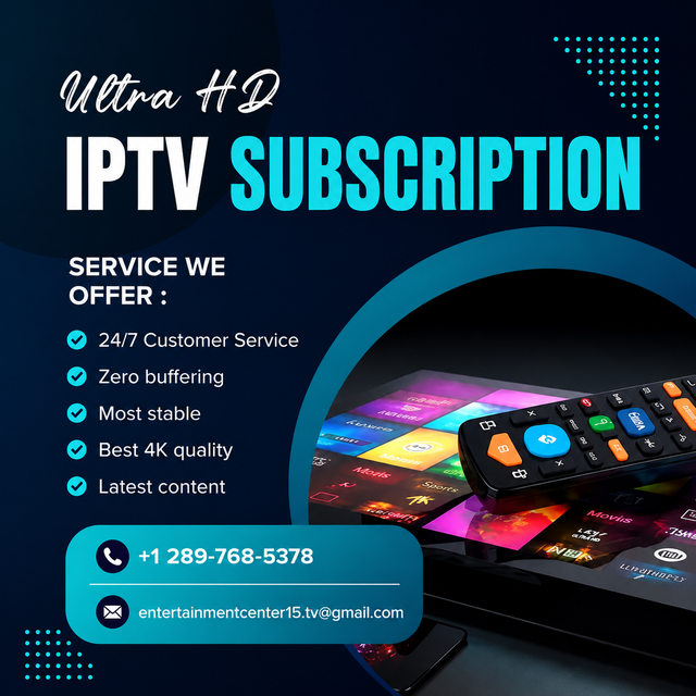 Stable tv subscription with best 4k quality content!