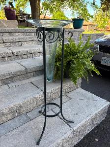 Tall Metal and Glass Stand - Photo 2