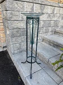 Tall Metal and Glass Stand - Photo 3