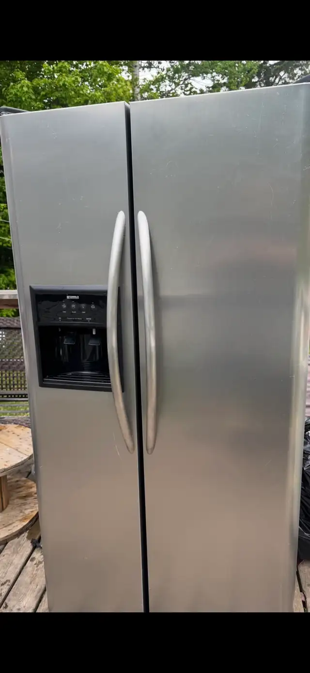 Stainless Kenmore fridge