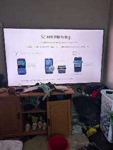 78 inch Samsung TV maybe 40 hours on it