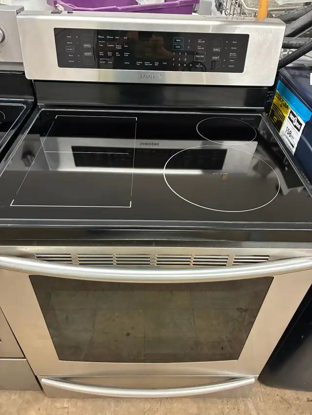 Samsung induction/convection dbl oven.     $700 tax in.