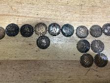 27 Antique large Canadian pennies from 1859 to 1920 - Photo 7