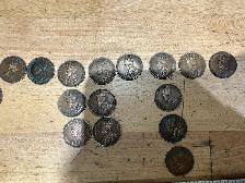 27 Antique large Canadian pennies from 1859 to 1920 - Photo 8