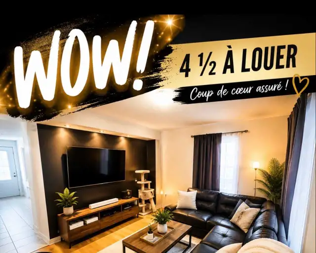 Grand 4 1/2 à louer — Saint-Jean-sur-Richelieu