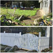 Custom  Built - picnic table, archway, gate, picket fence panels - Photo 5